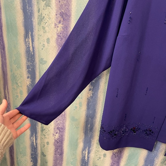 Violet Monteè collection long blazer jacket - Picture 4 of 13